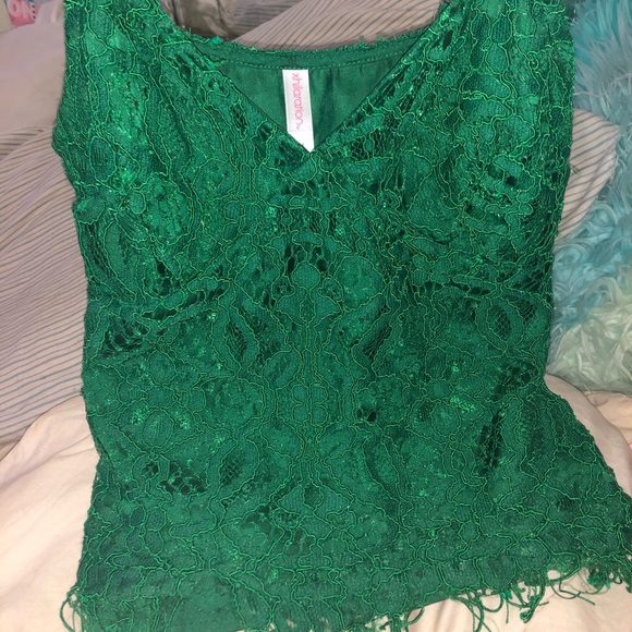 Green hippy shirt - Picture 2 of 3